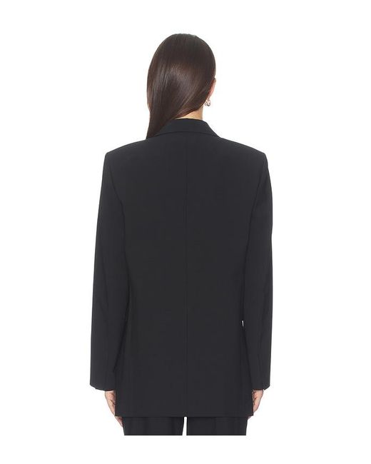 Theory Black Relaxed Slash Blazer