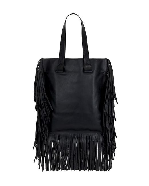IRO Black Paper Franges Bag