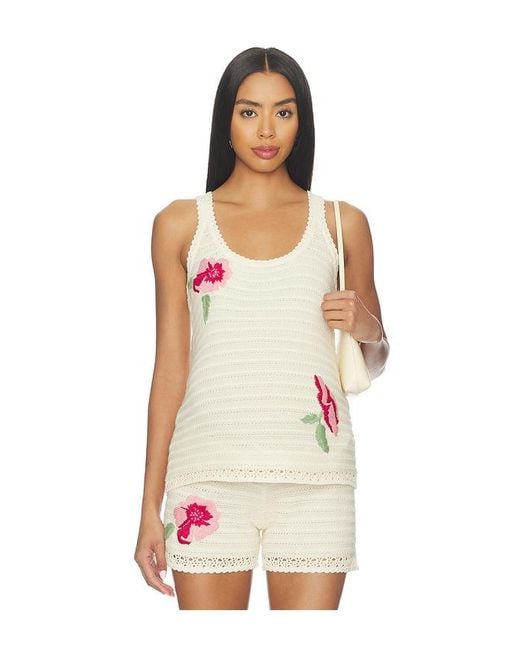 HATCH White The Cecilia Tank Top