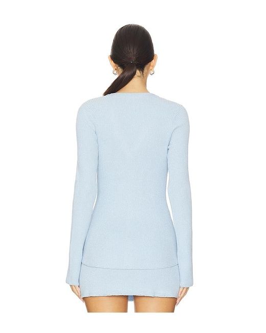 Show Me Your Mumu Blue X Revolve Button Up Sweater