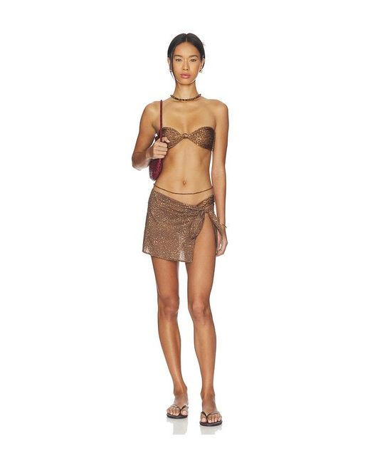 Frankie's Bikinis Multicolor Festival Sarong