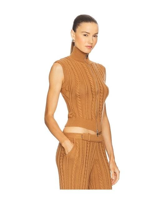 Camila Top En Color Marrón Talla (También En S, Xs, M, Xl) Seven Wonders de color Orange