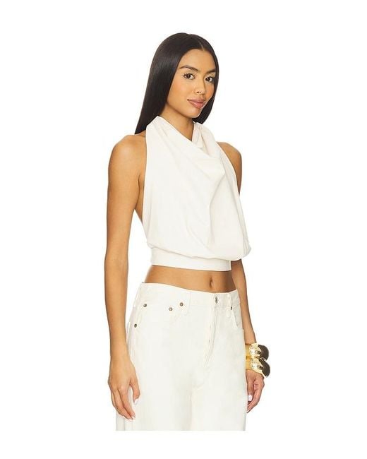 Cult Gaia White Adrienne Top