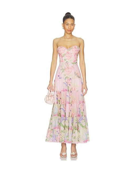 Charo Ruiz White Danny Long Dress