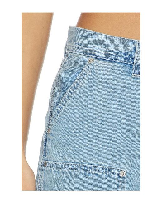 Levi's Blue Baggy Dad Utility Jort