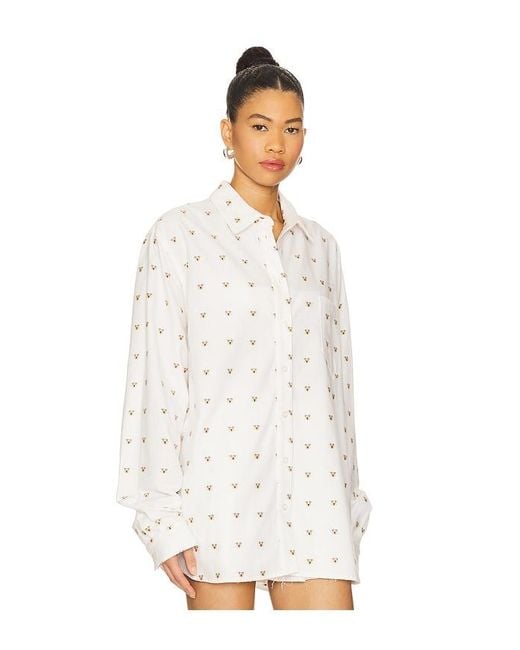 Milkwhite White Oversized Shirt