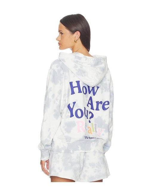 The Mayfair Group White How Are You Really? Hoodie