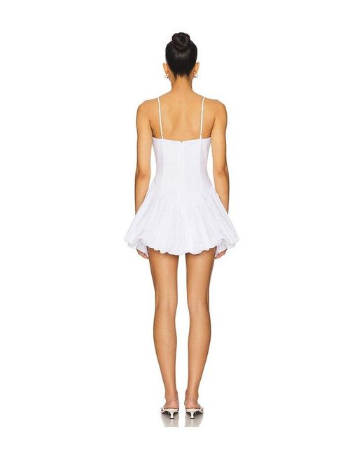 Bardot White Lissett Poplin Mini Dress