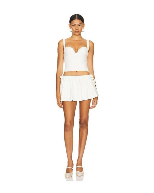LOBA White Lourica Bustier