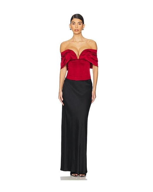 LPA Red Ilaria Corset Top