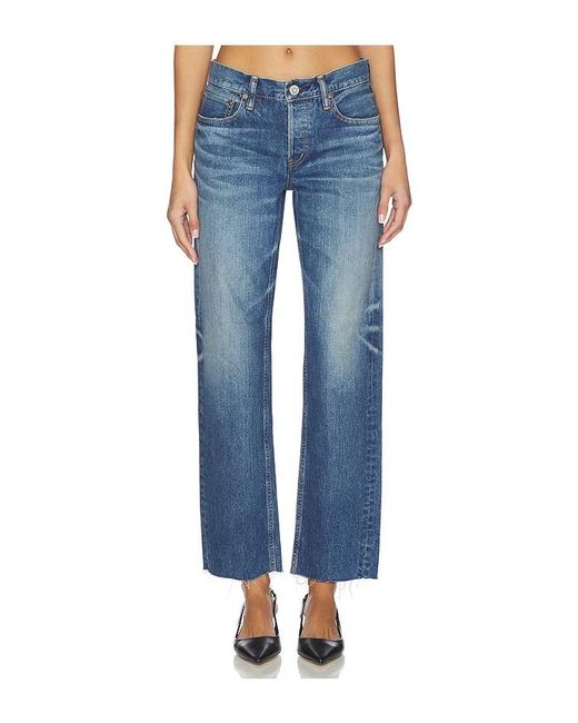 Moussy Blue Needham Straight Low Jeans