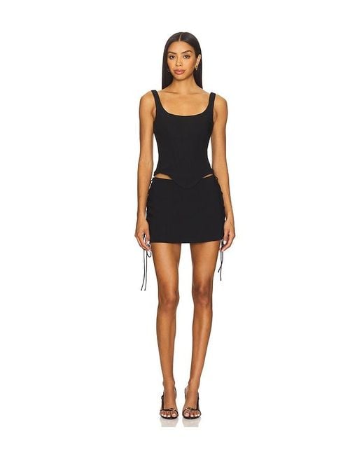 Amanda Uprichard Black Ryland Top