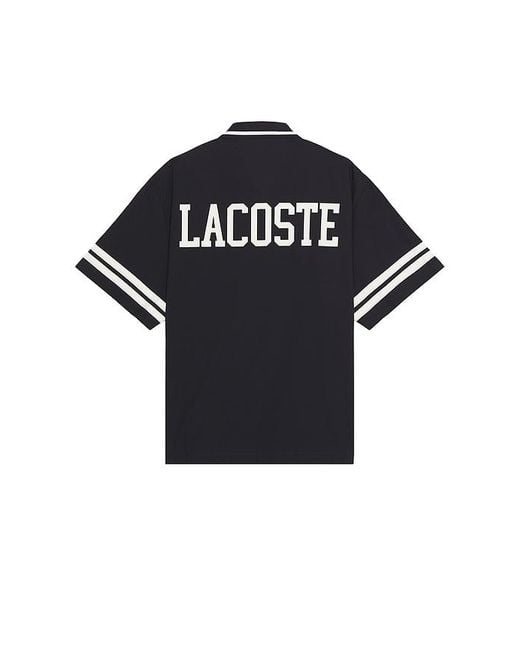 Lacoste Black Relaxed Fit Shirt for men