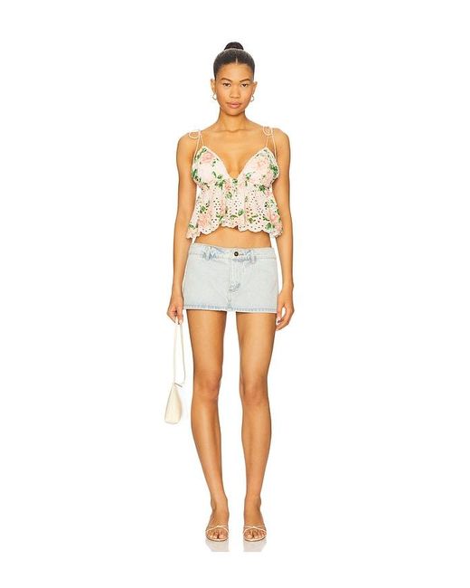 MAJORELLE Pink Chrishelle Crop Top