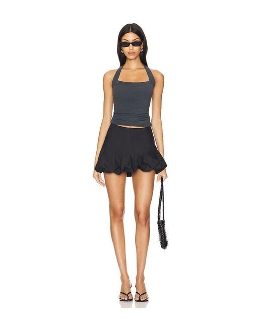 geel Black Cloud Mini Skirt