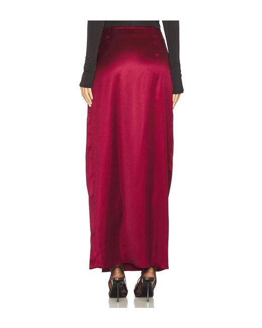 Line & Dot Red Allina Skirt