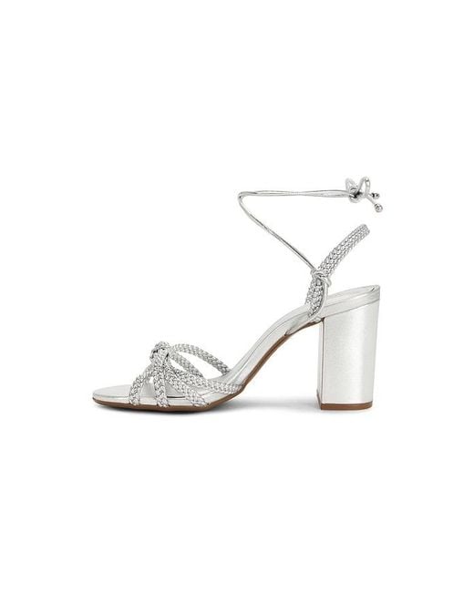 SCHUTZ SHOES White Adele Block Sandal