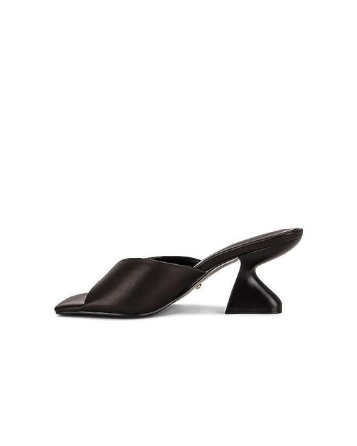 Raye Black Chiffon Heel