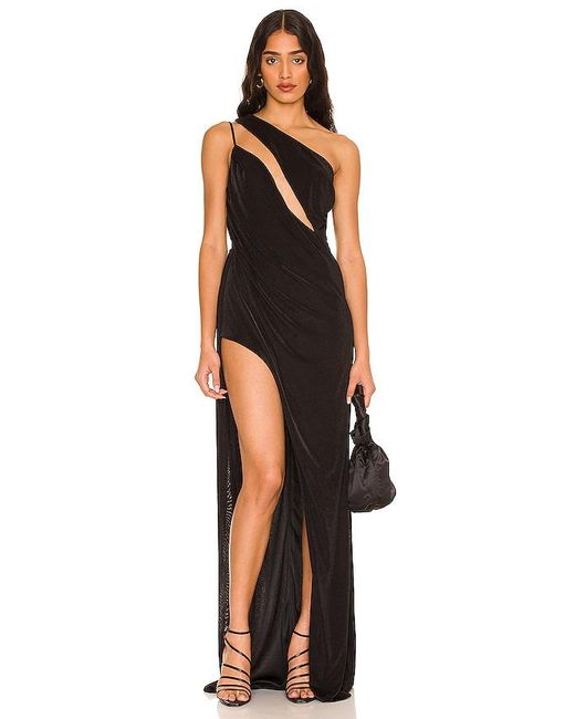 Katie May Black X Revolve A Cut Above Gown