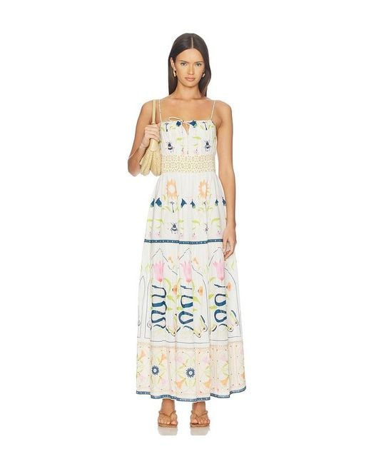 Cleobella White Adria Ankle Dress