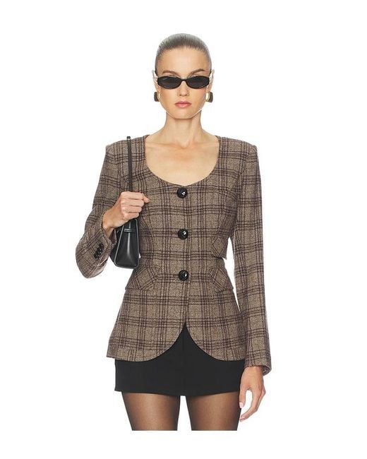 Smythe Multicolor Portrait Neck Blazer