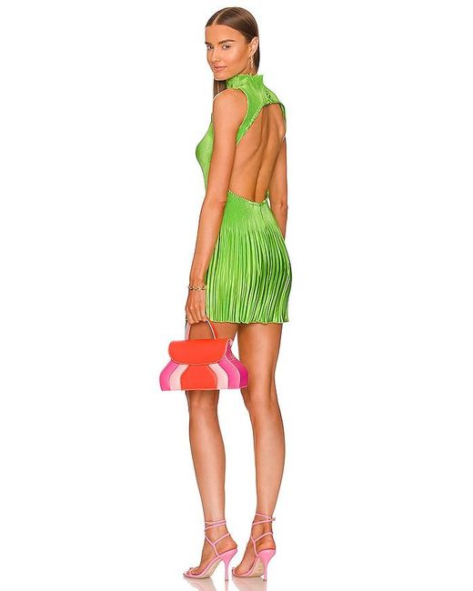 L'idée Green Soiree Gisele Mini Dress