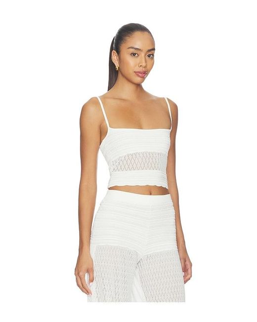 retroféte White Lesli Top