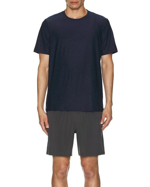 Beyond Yoga Blue Always Beyond Crew Tee for men