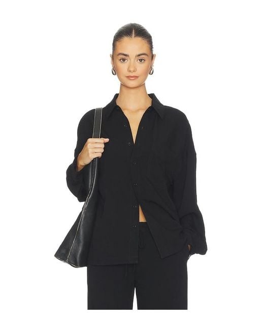 EB DENIM Black Adeline Button Down Shirt