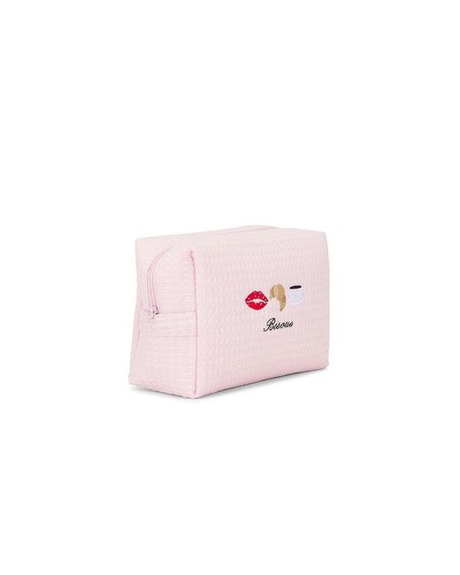 Abode Pink Bisous Waffle Pouch