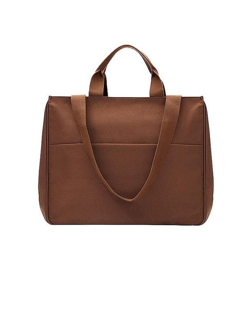 Bolso tote east west BEIS de color Brown
