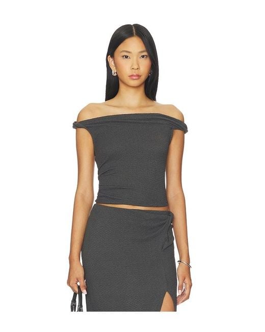 Astr Black Lindy Top