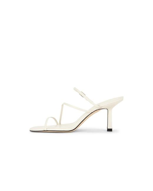 STUDIO AMELIA White Bias Wrap 70 Heel