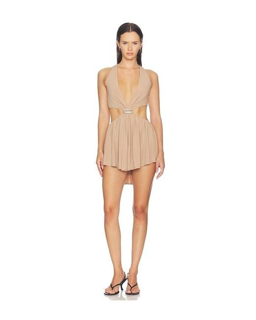 HAELO Natural Cascade Dress