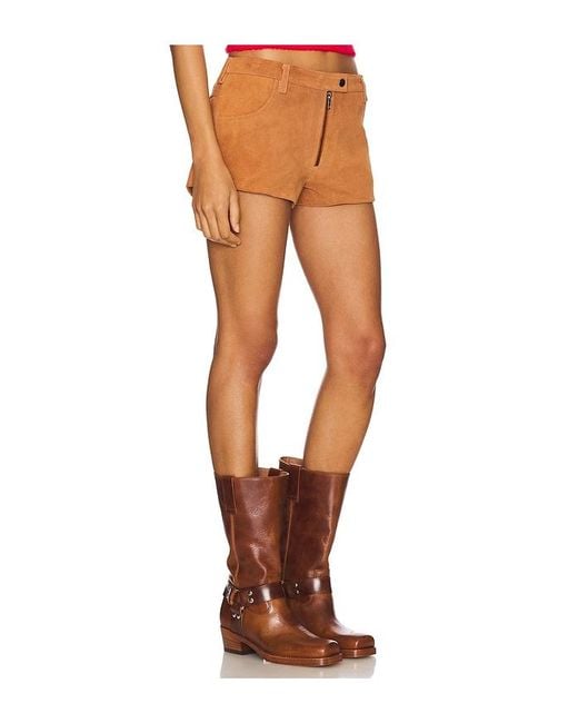 Urban Outfitters Orange X Revolve Perfect Suede Short