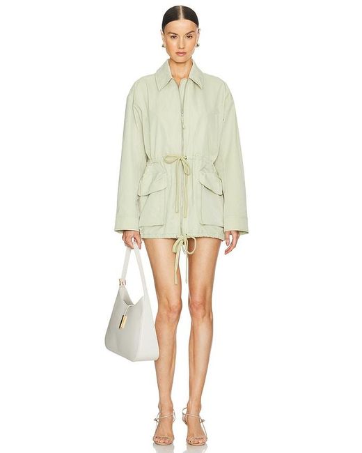 GRLFRND Green Tech Gabardine Parka Jacket