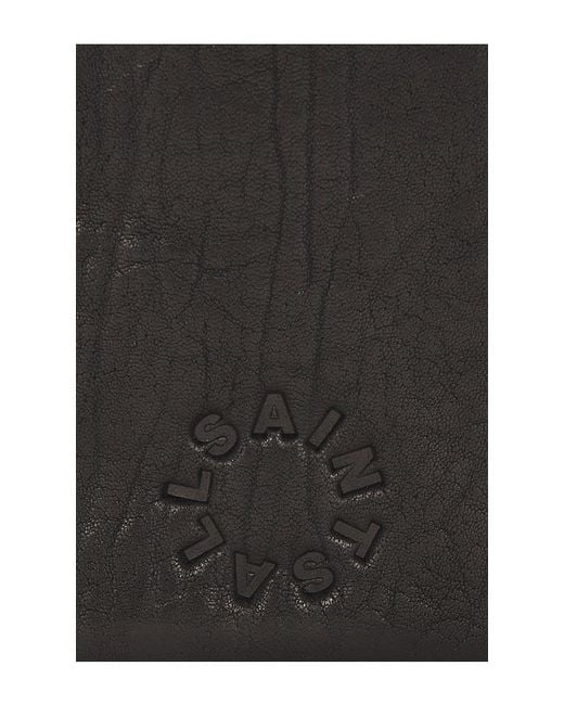 AllSaints Black Myles Wallet for men