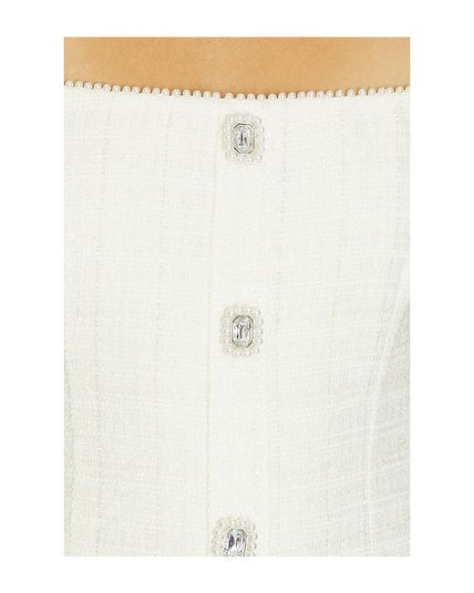 MORE TO COME White Janey Mini Dress