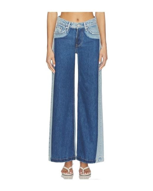 Hudson Blue Rylee Low Rise Loose With Patch Jeans