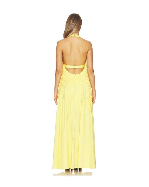 Et Ochs Yellow Blythe Maxi Dress