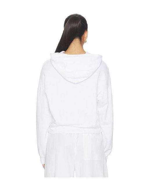 Cotton Citizen White The Roma Hoodie