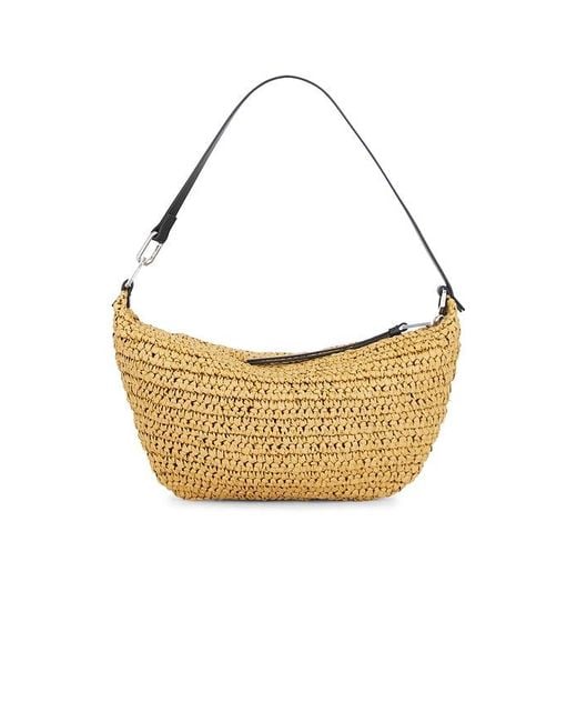 Sac À Bandoulière En Paille Luna En AllSaints en coloris White