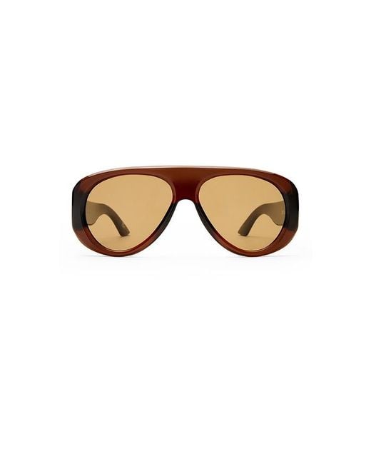 Le Specs Brown Dream Boat Sunglasses