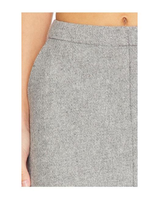Line & Dot Gray Damson Mini Skirt