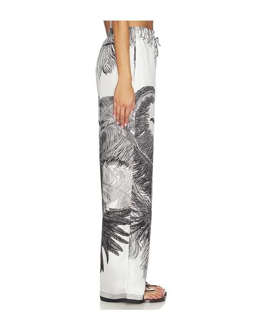 The Attico Multicolor Feather Print Pant