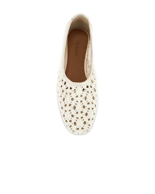Madewell White Mylie Glove Flat