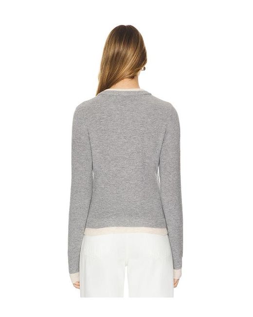 Line & Dot Gray Hutch Double Layer Cardigan