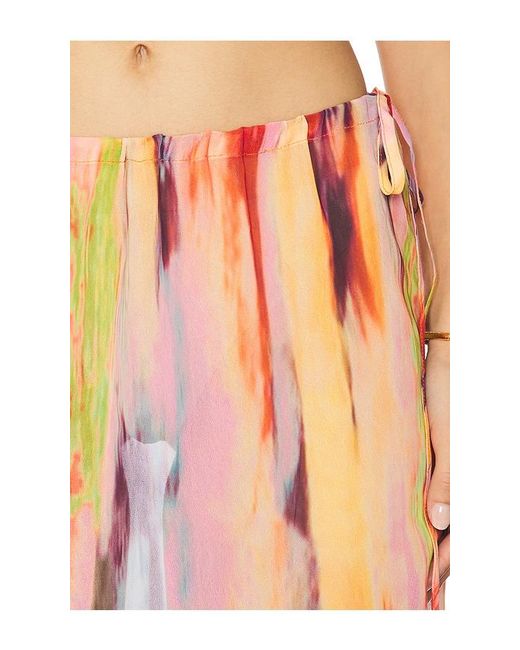 SNDY'S Orange St. Barts Maxi Skirt