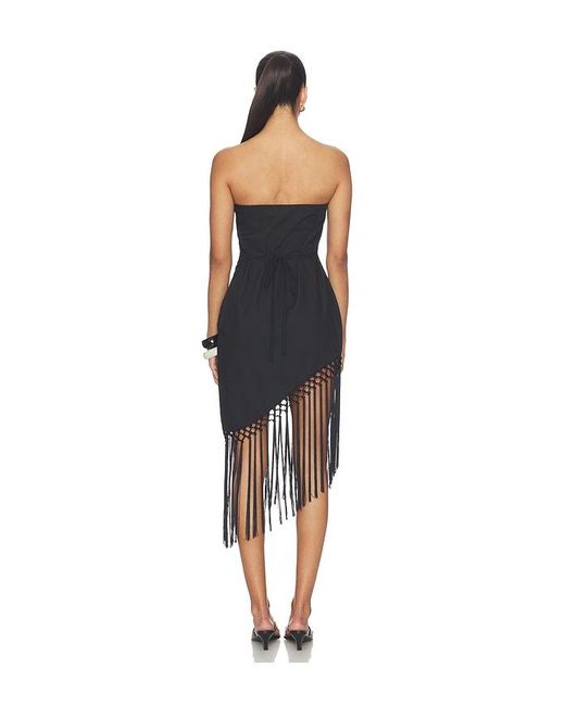 SNDY'S Black Caspian Mini Dress