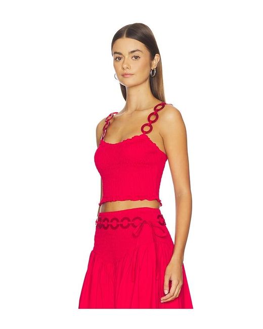 SAUDADE Red Solly Set Top